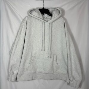 Aritzia Tna Cozy AF Women’s Light Gray Fleece Sweatshirt in Aritzia Size 2, NWOT